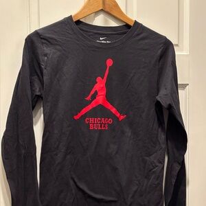 Nike Black Tee with Red Graphic Youth size 14-16 New no tags Never worn